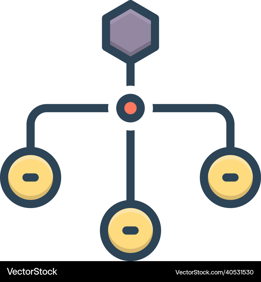 Hierarchical structure vector image