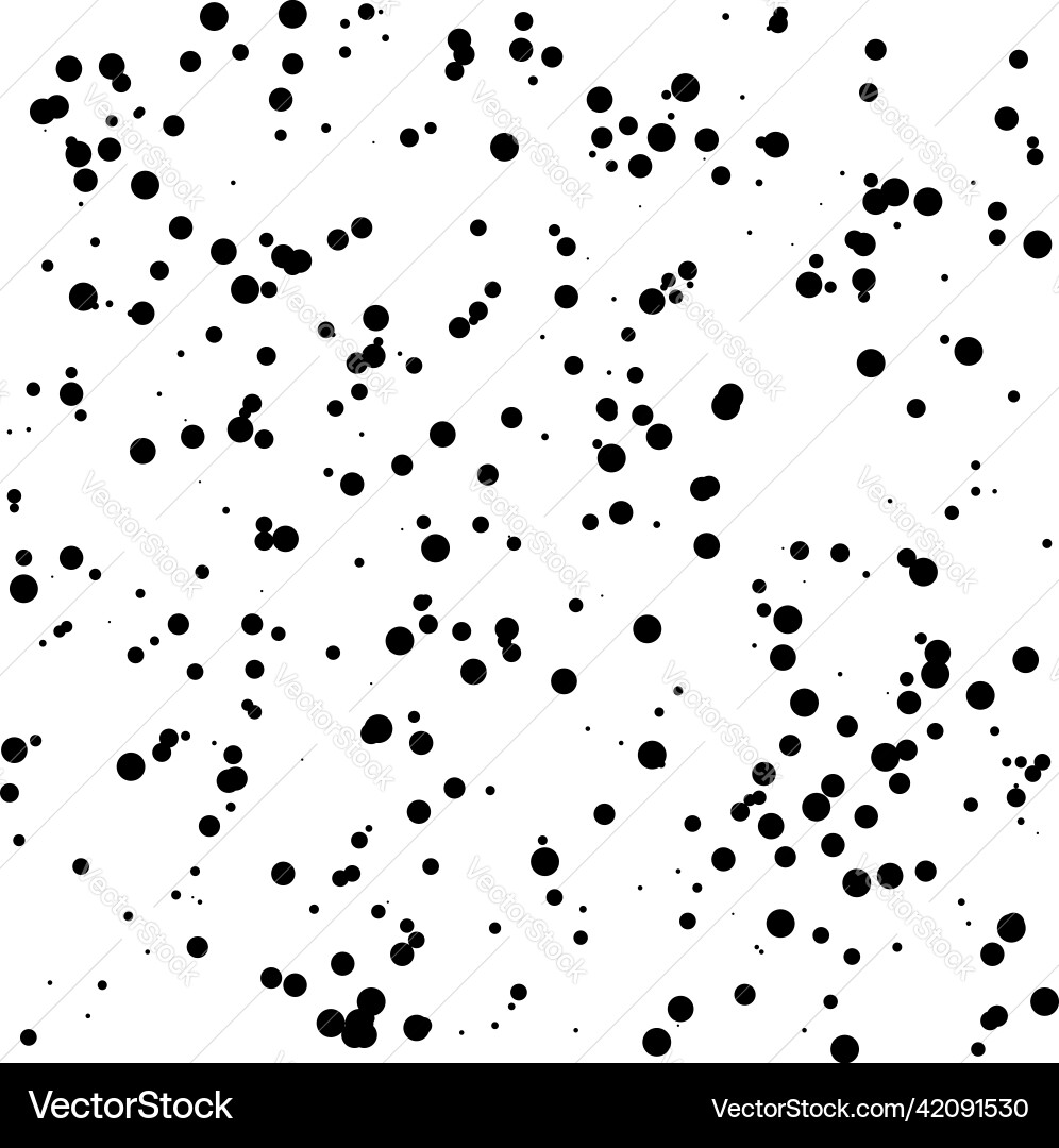 Random dots circles pattern polka Vector Image