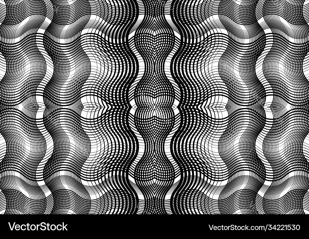 Repeatable and tileable grid mesh zig-zag Repeatable and tileable grid mesh zig-zag Vector Image