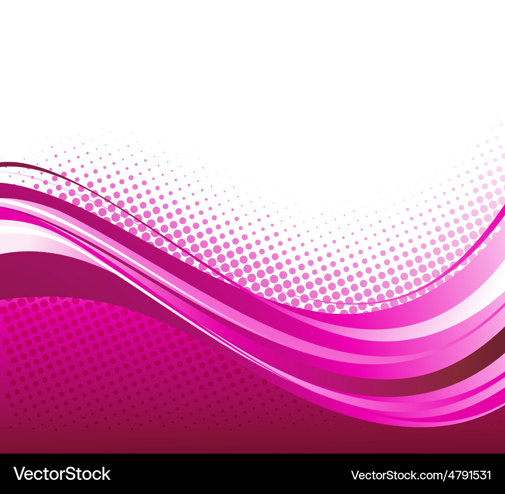 Abstract curved lines background template vector image