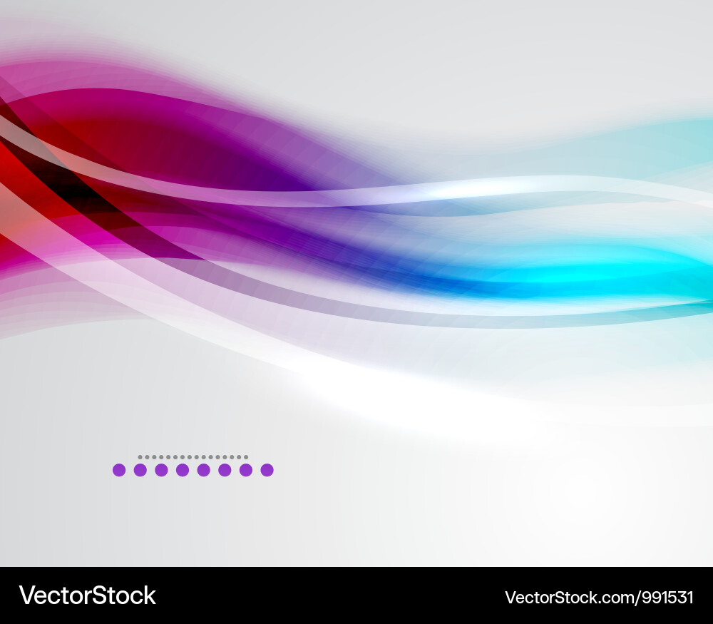 Dynamic Wave Business Template Vector Image