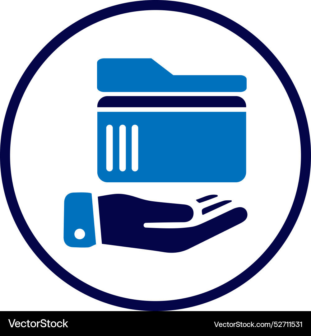 Folder access tick secure lock security Vector Image