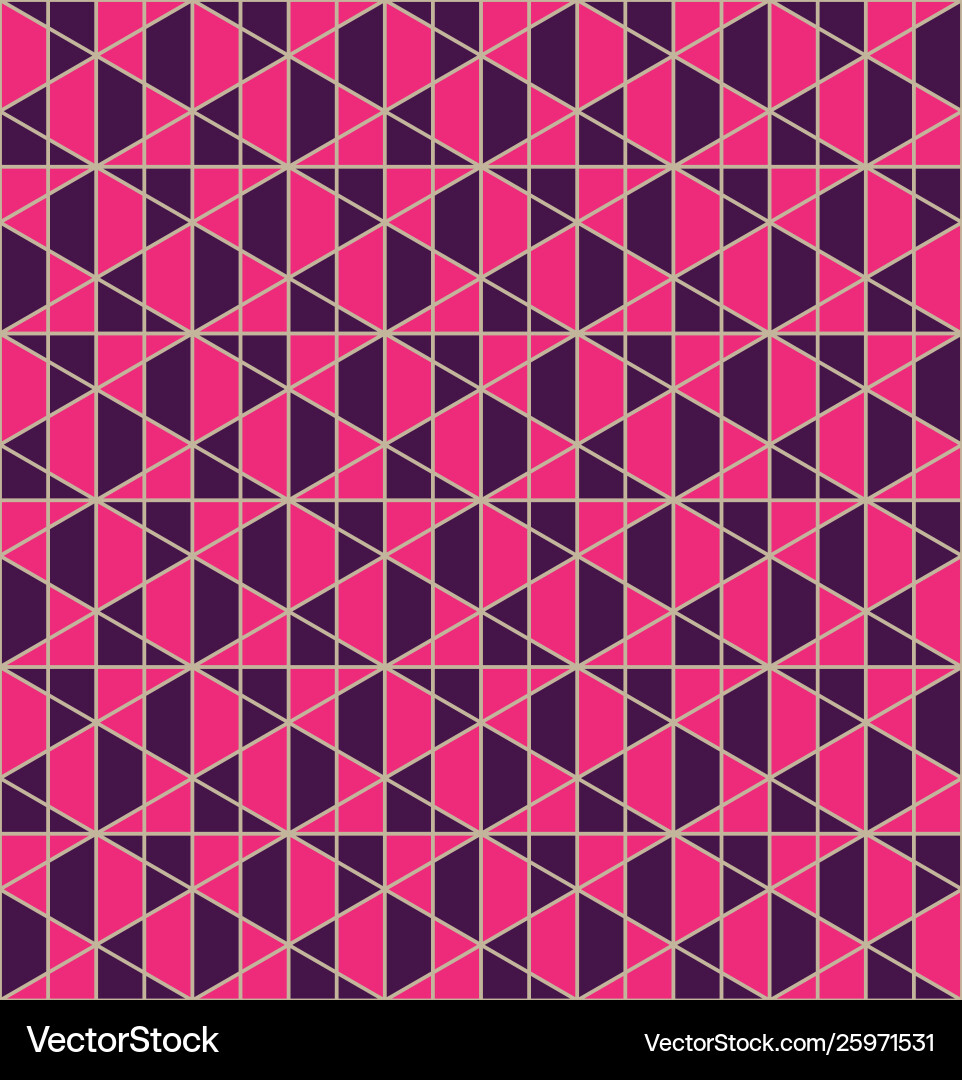 Geometric grid seamless pattern design Vector Image