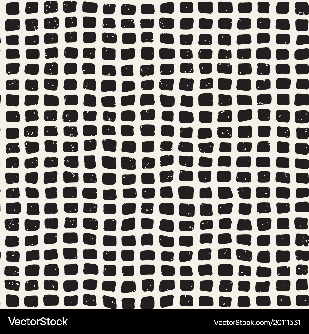 Hand drawn style seamless pattern abstract vector image