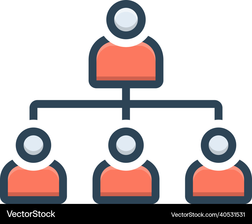 Hierarchy vector image