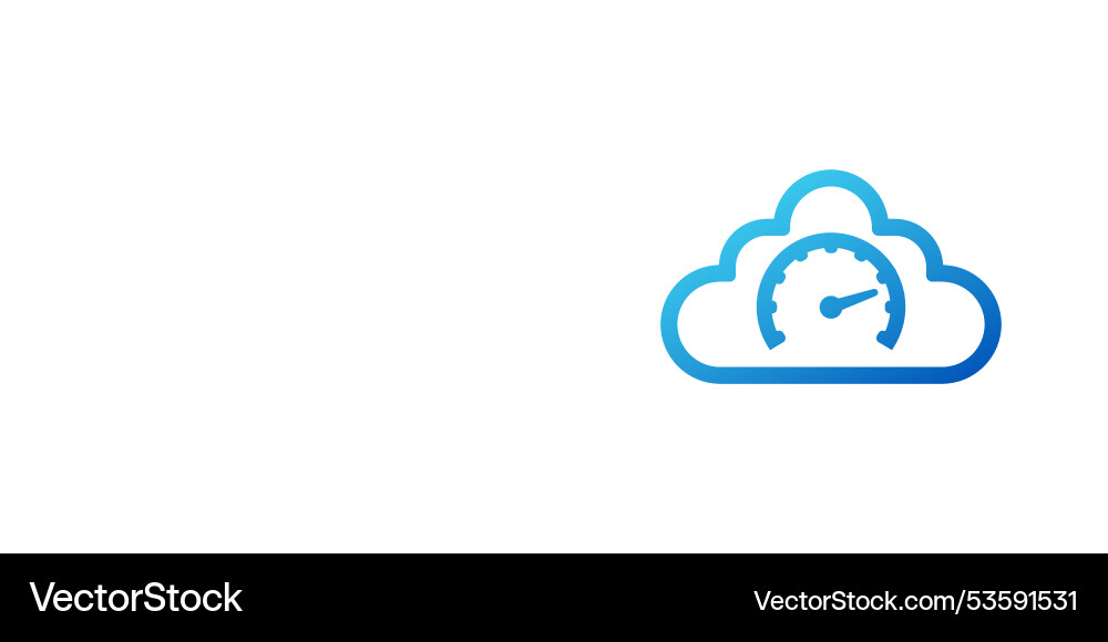 Internet connection quality check icon speed test vector image