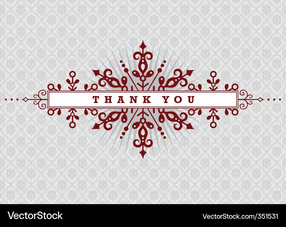 Ornate Scroll Border vector image