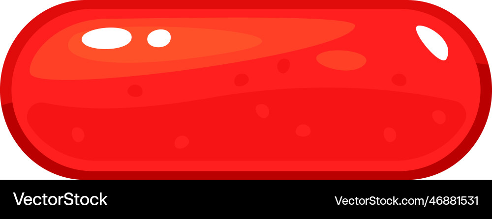 Oval web game button vector image