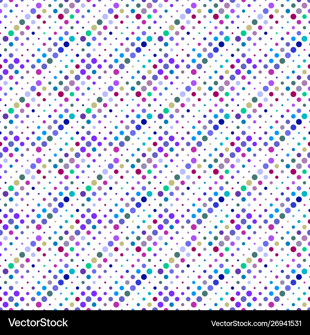 Seamless dot pattern background - multicolored Seamless dot pattern background - multicolored Vector Image