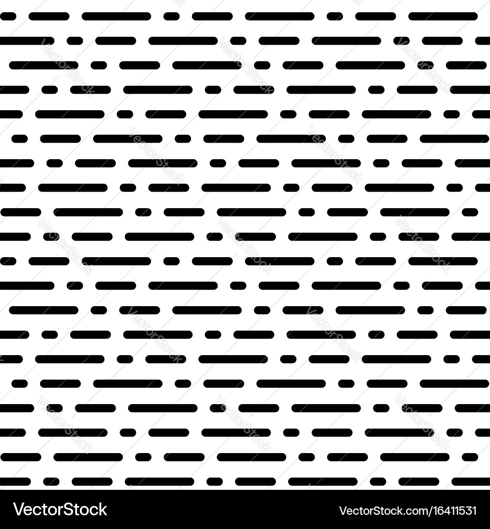 Seamless pattern horizontal rounded lines vector image