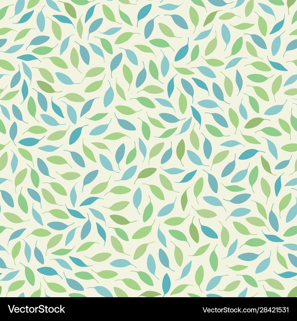 Spring Leaf Pattern vector image