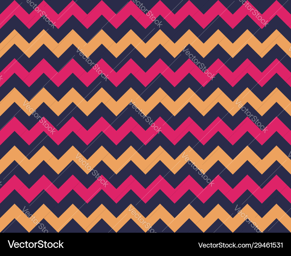 Zigzag pattern seamless zig zag background color Zigzag pattern seamless zig zag background color Vector Image