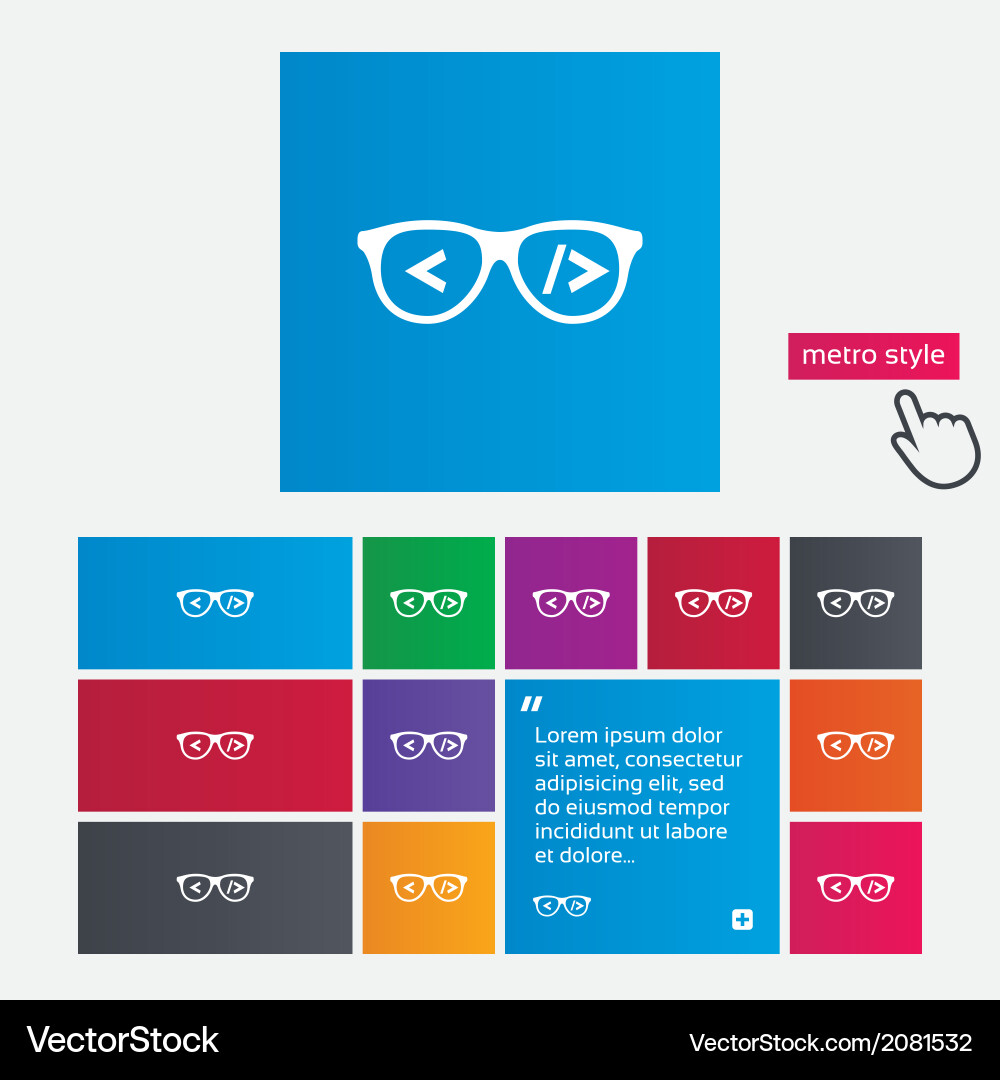 Coder Zeichen Symbol Programmierer Symbol vektorbild