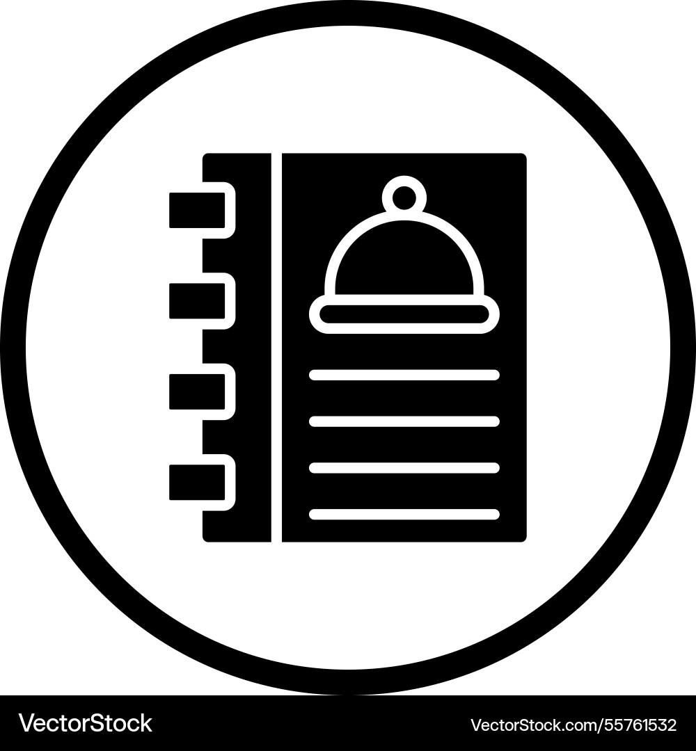 Cookbook icon design Vector Image