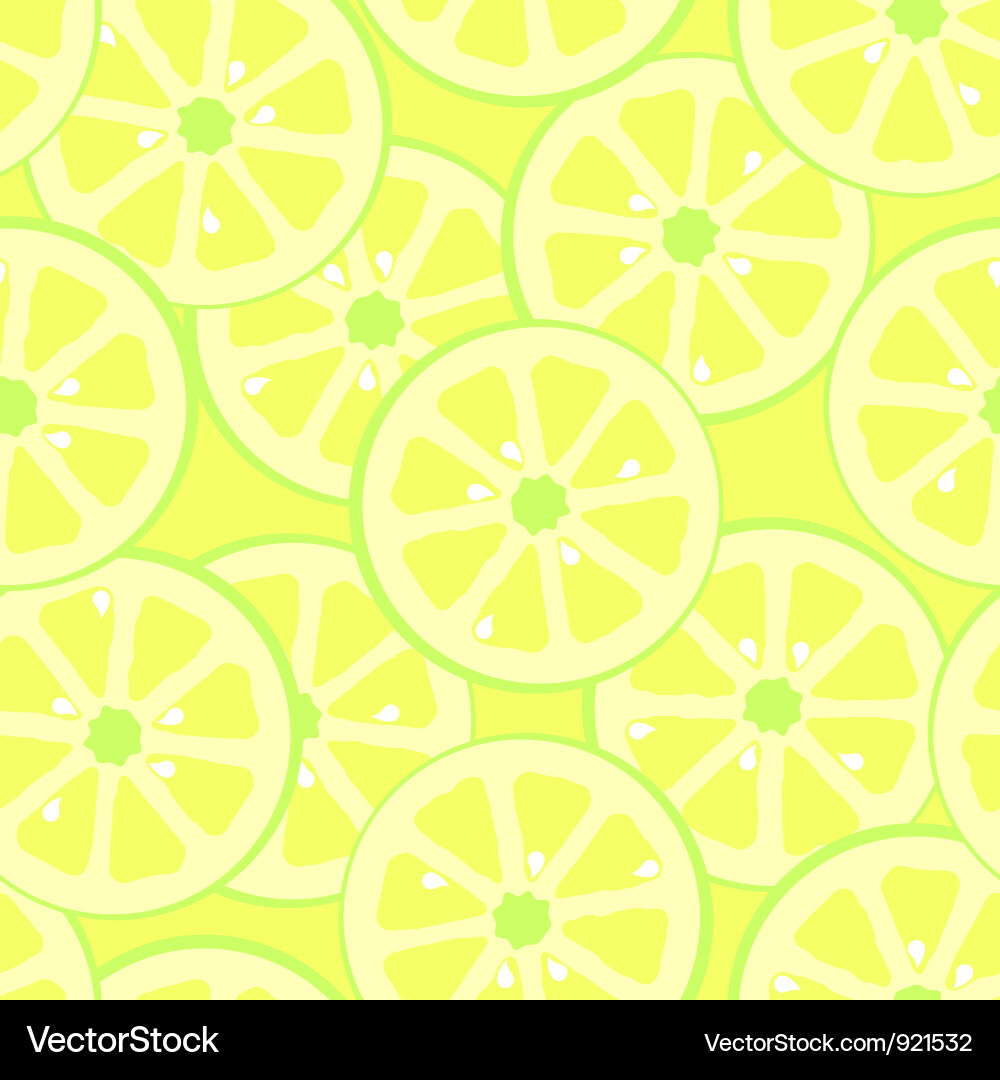 Lime Slice Background Vector Image