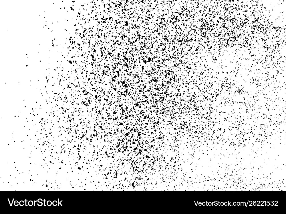 Schwarzkörnige Textur isoliert auf weiß Schwarzkörnige Textur isoliert auf weiß vektorbild