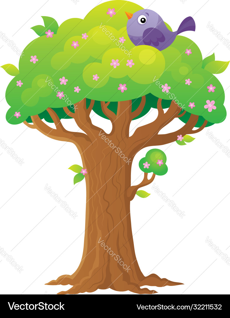 Tree topic image 3 vector image
