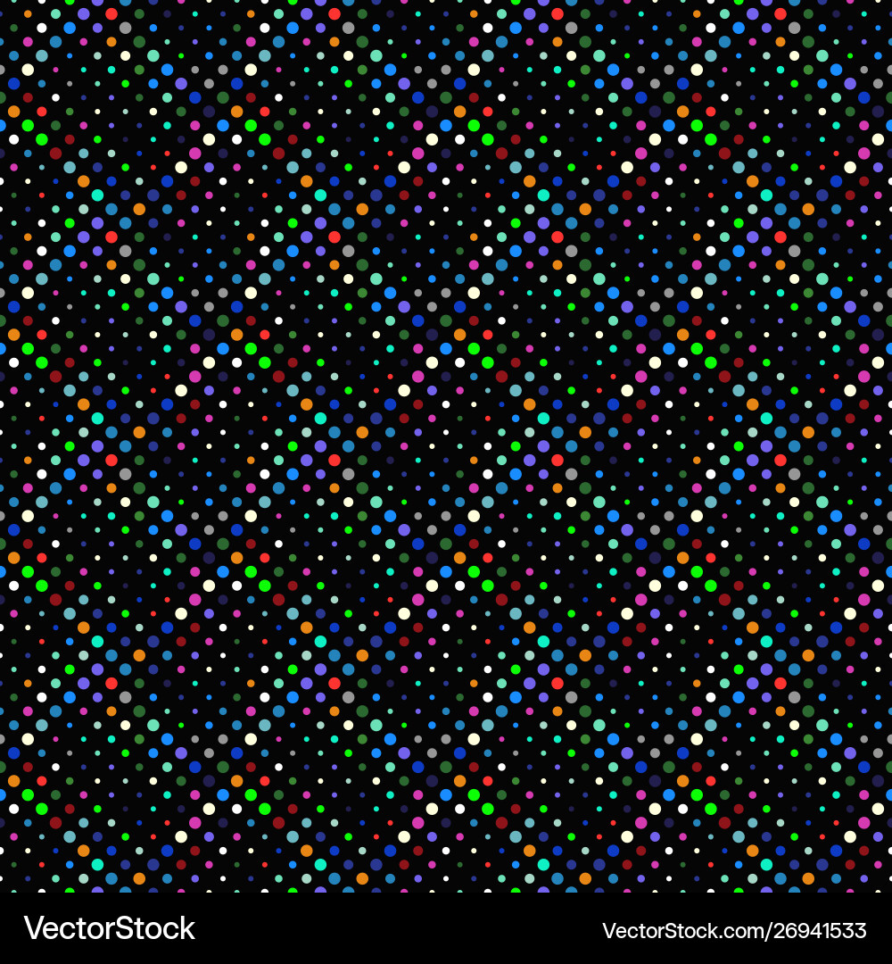 Abstract circle pattern background - multicolor vector image