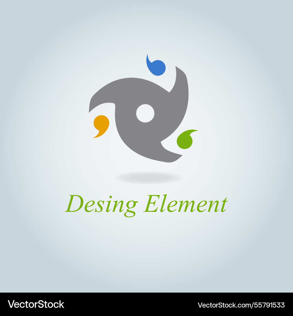 Abstract design element Vector Image