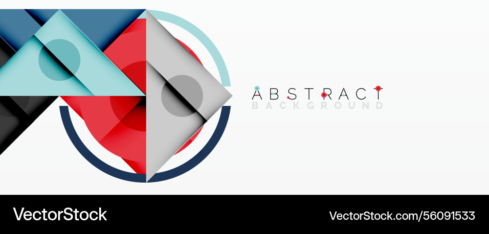 Abstract geometric composition with overlapping Abstract geometric composition with overlapping vector image