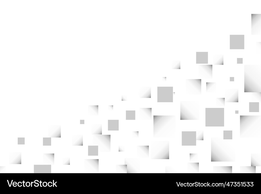 Abstract gray square in different size background Abstract gray square in different size background vector image
