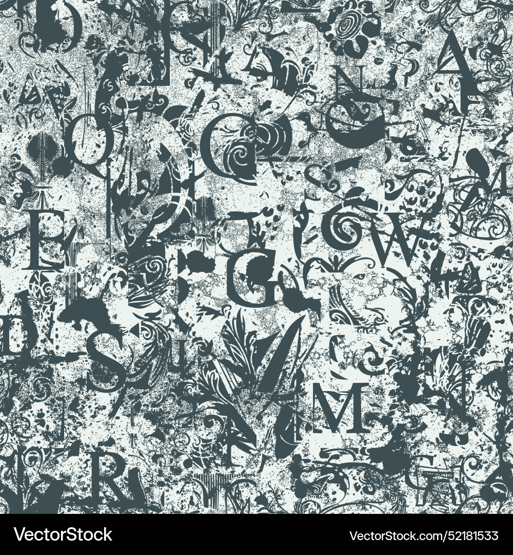 Abstract seamless pattern with chaotic layering Abstract seamless pattern with chaotic layering vector image