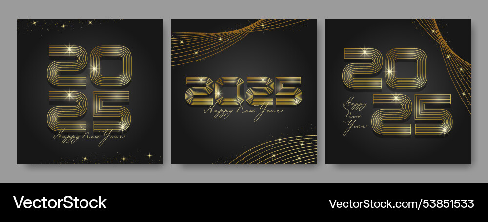 Elegant luxury happy never year 2025 background Elegant luxury happy never year 2025 background vector image