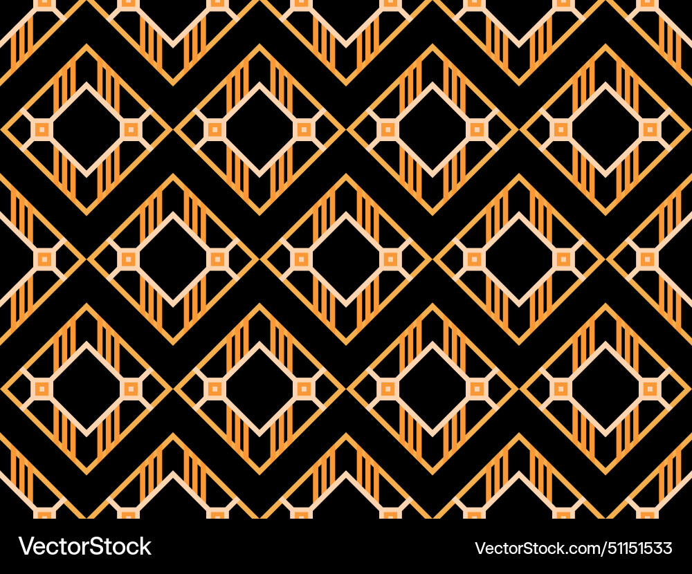 Geometric seamless pattern in line art style Geometric seamless pattern in line art style vector image
