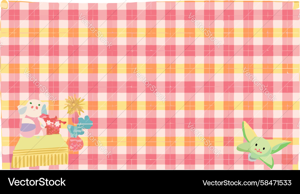 Soft Checkered Pattern Vector Image