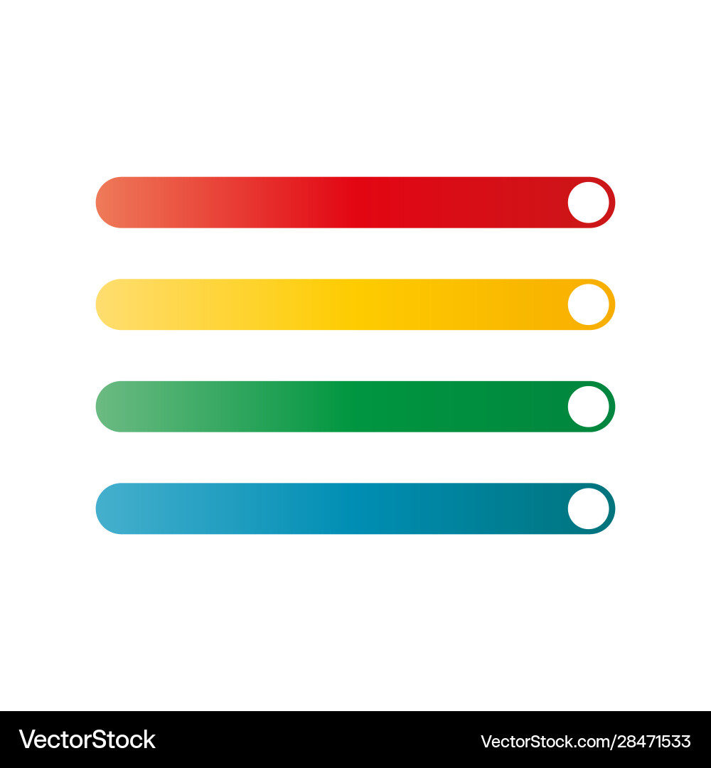 Web buttons flat design vector image