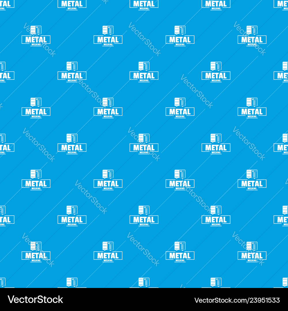 Welding metal pattern seamless blue Welding metal pattern seamless blue Vector Image