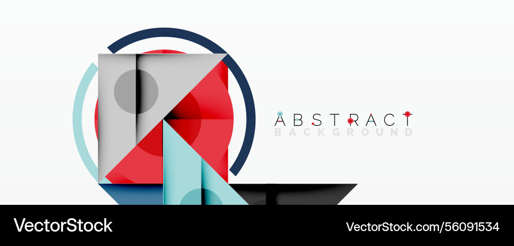 Abstract geometric composition with overlapping Abstract geometric composition with overlapping vector image
