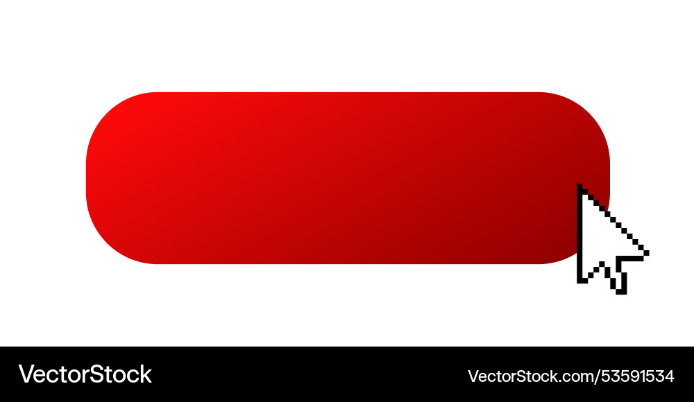 Computer mouse pointer frame with web Vector Image