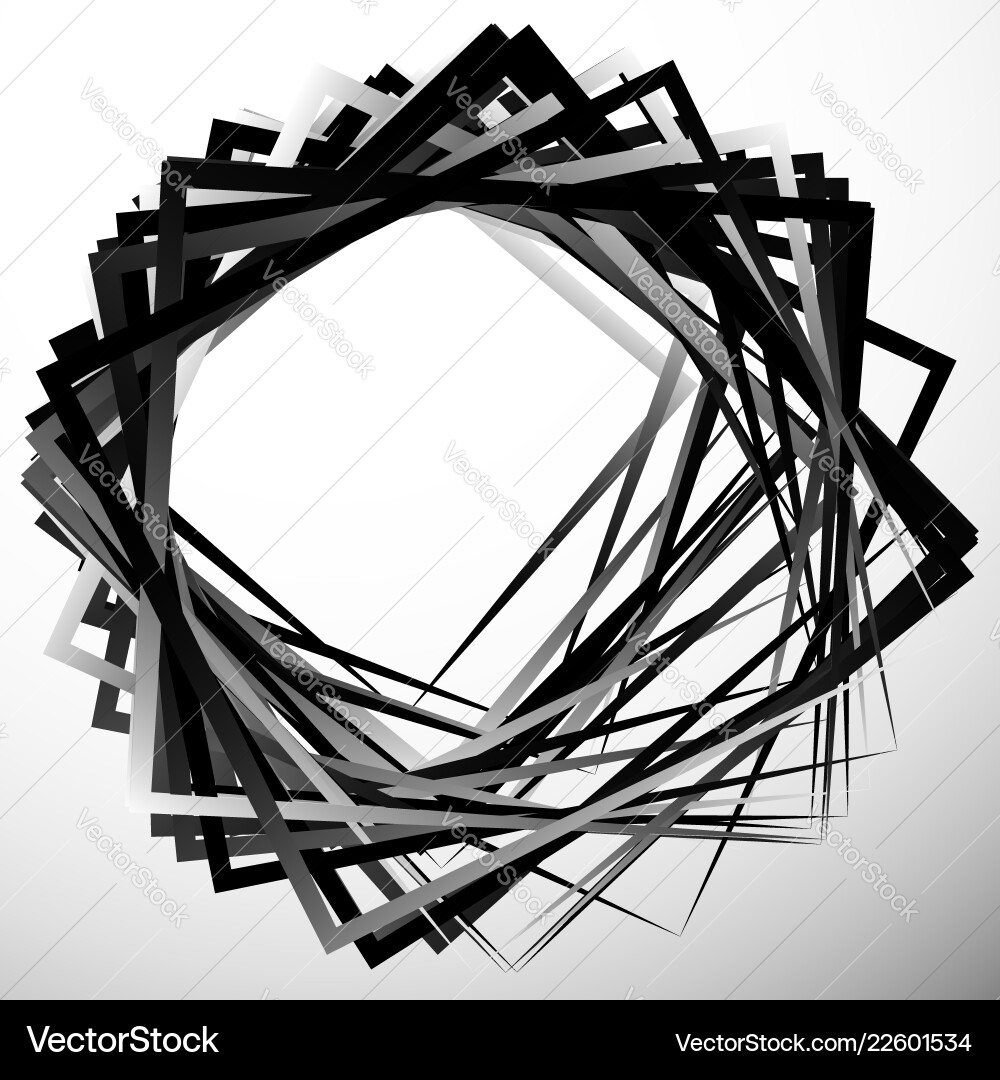 Geometric overlapping - intersecting shapes Geometric overlapping - intersecting shapes vector image