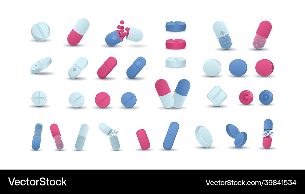 Medizin Pillen und Apotheke vektorbild