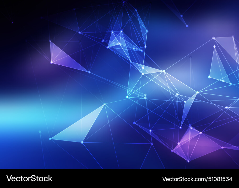Modern tech background with abstract plexus design