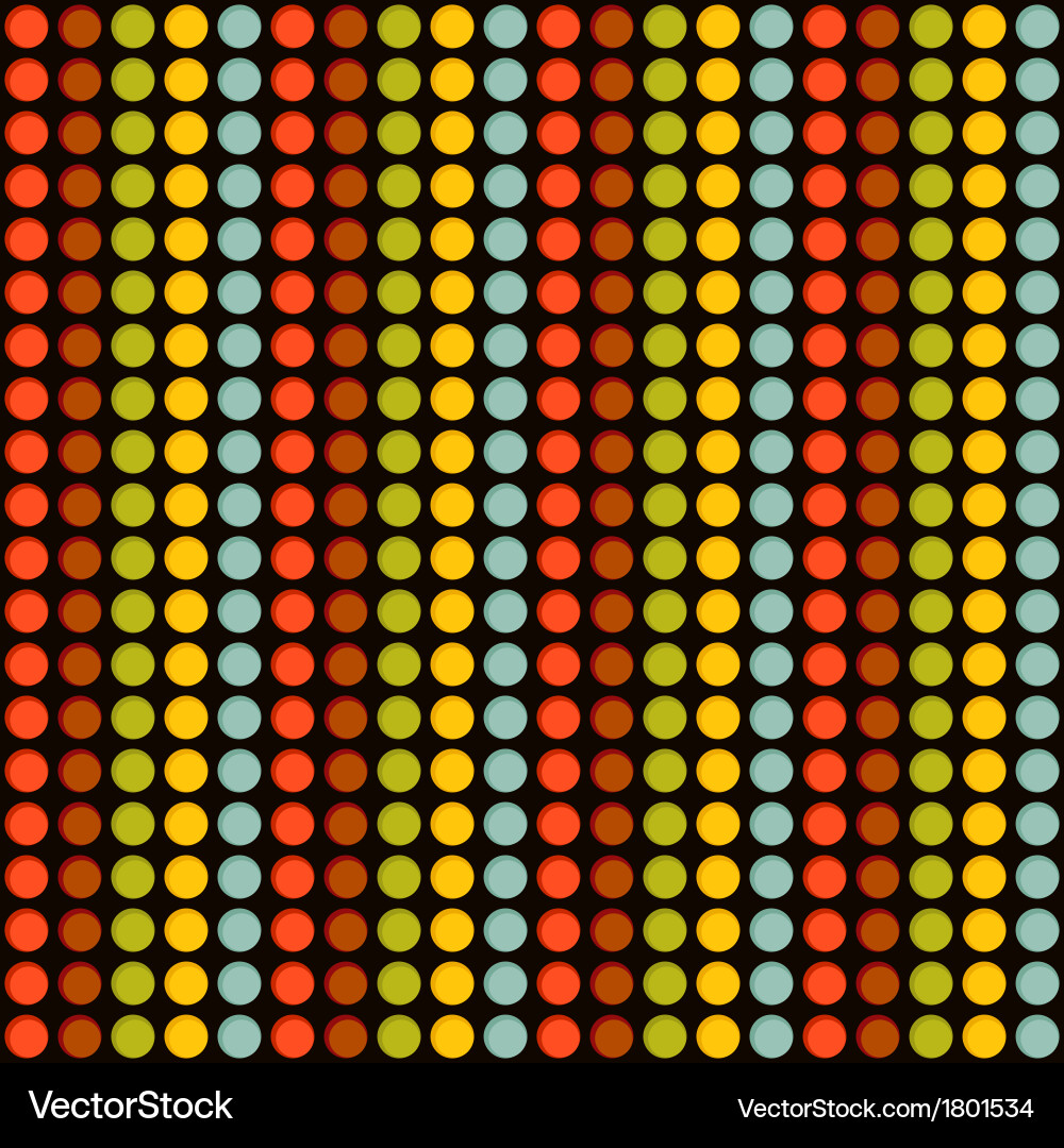 Pattern with color circles Vector Image
