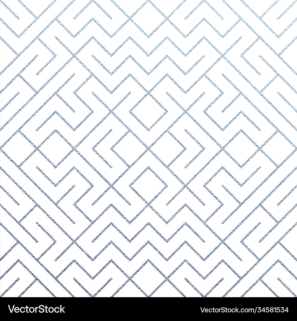 Silver abstract geometric pattern background Vector Image