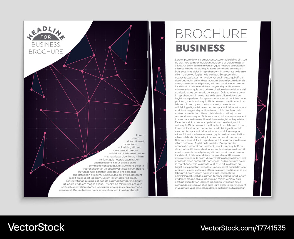 Abstract layout background set for art vector image
