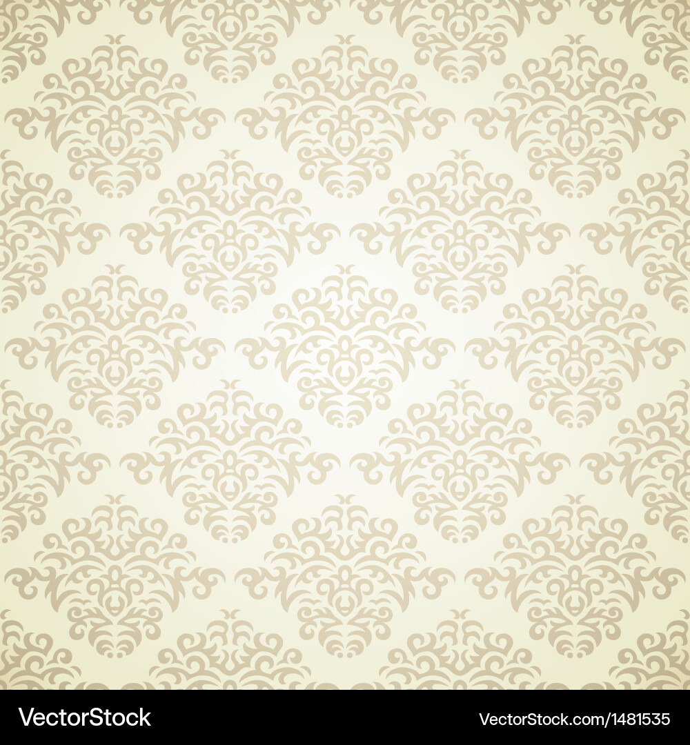 Elegant Damask Pattern vector image