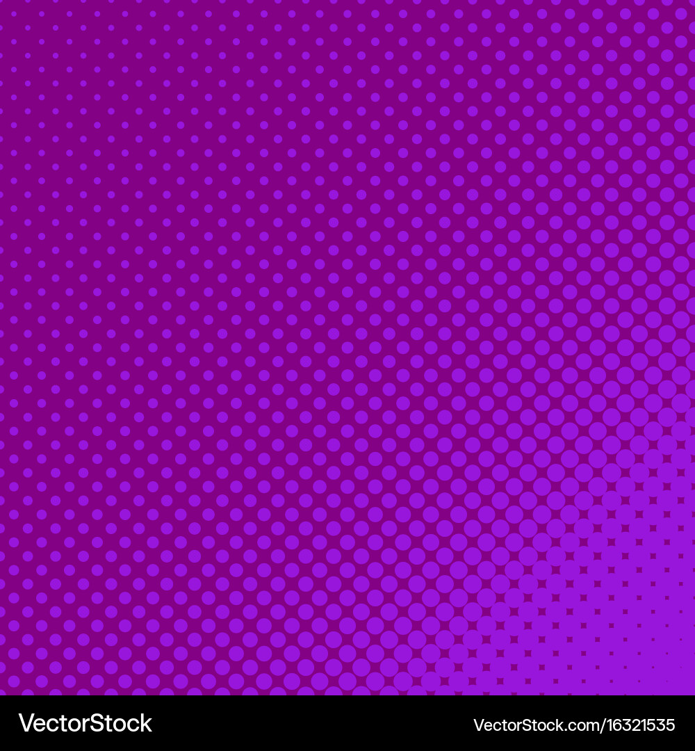 Geometric halftone dot pattern background from vector image