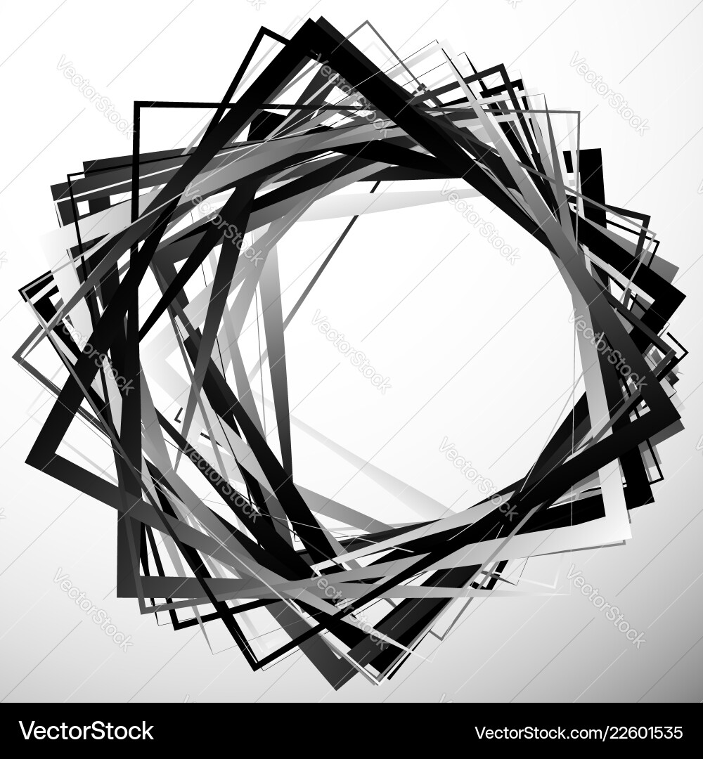 Geometric overlapping - intersecting shapes Geometric overlapping - intersecting shapes vector image