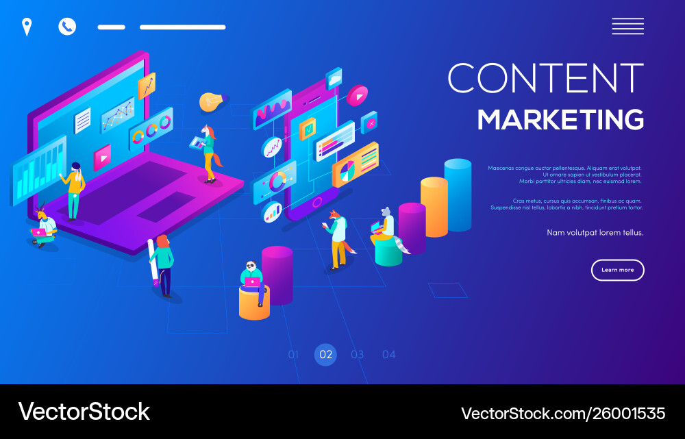 Isometric 3d website app landing web page template Isometric 3d website app landing web page template vector image