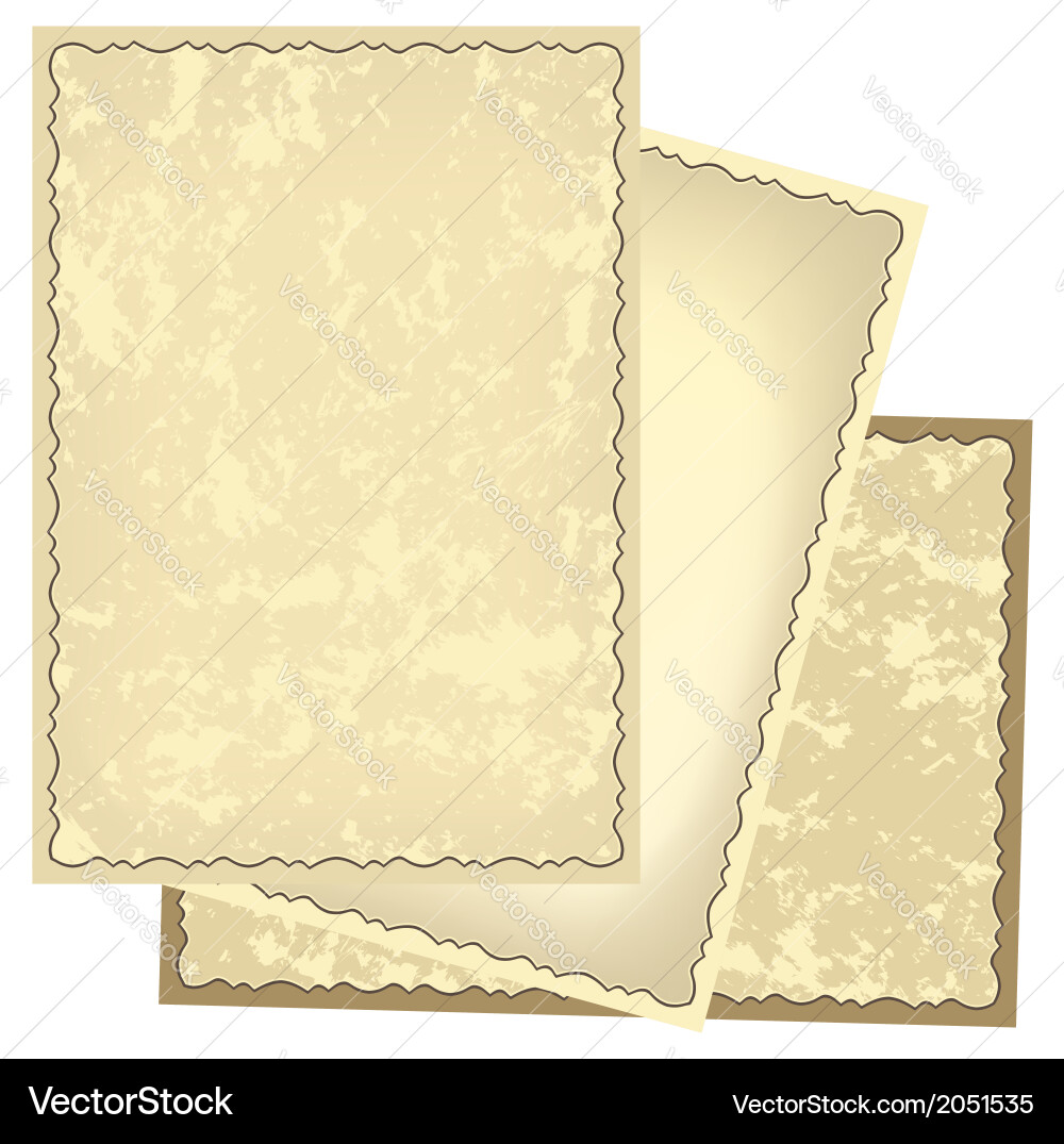 Old retro frames with grungy background vector image