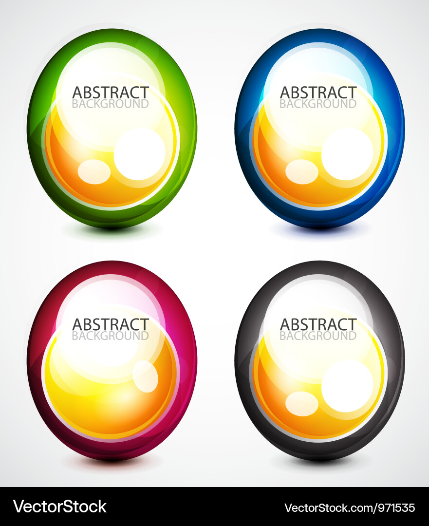 Swirl set Vector Image