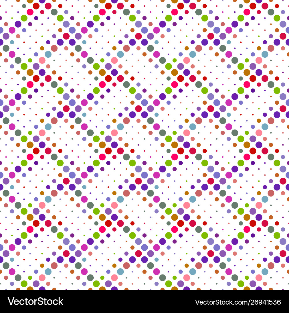 Dot pattern background - abstract colorful graphic vector image