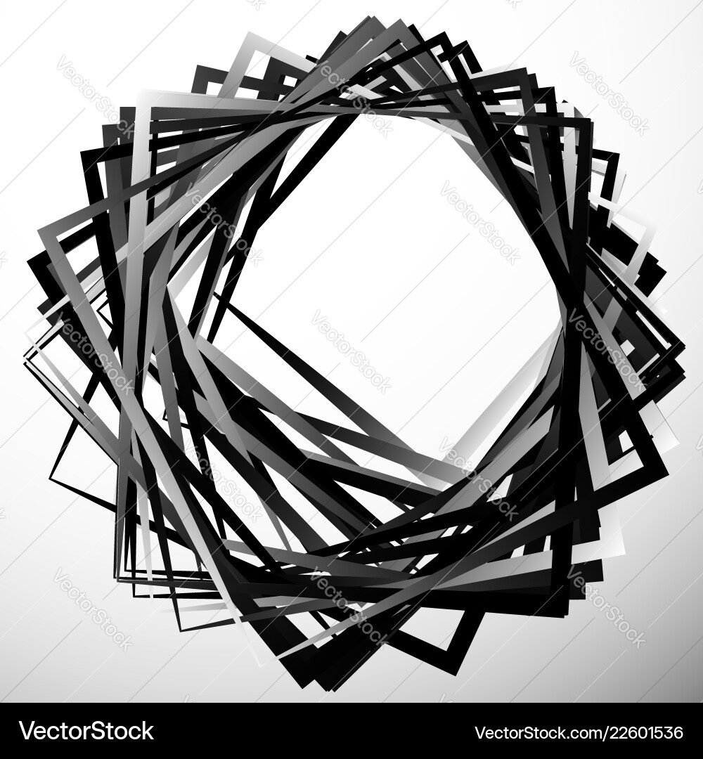 Geometric overlapping - intersecting shapes Geometric overlapping - intersecting shapes vector image