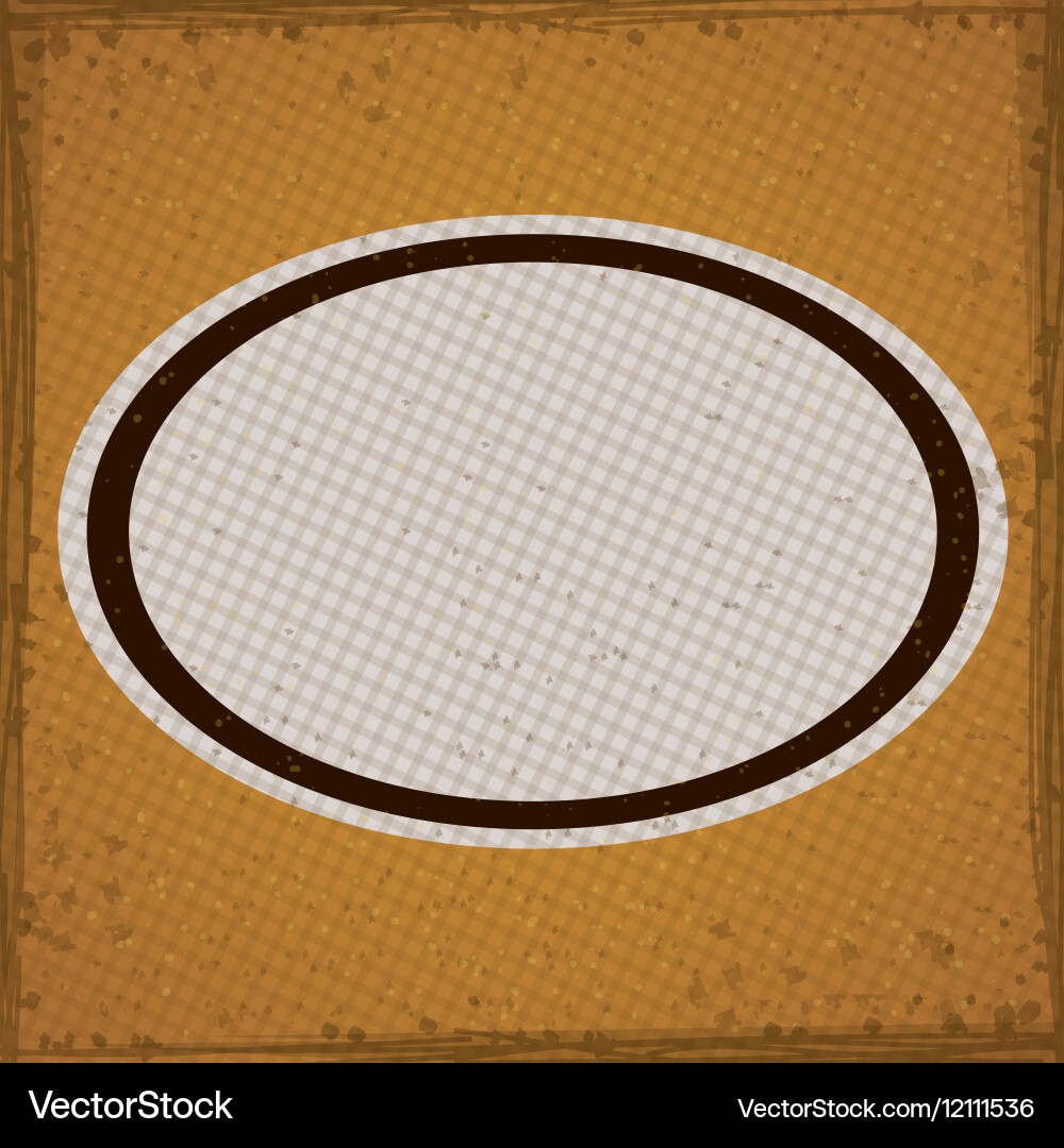 Retro background with label design vector image