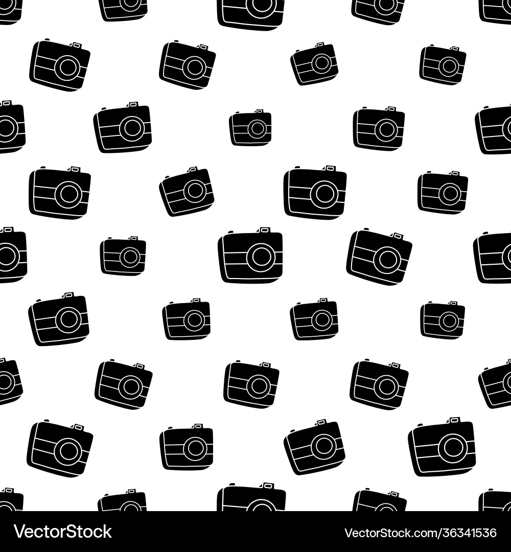 Seamless pattern with business elements icons Vector Image