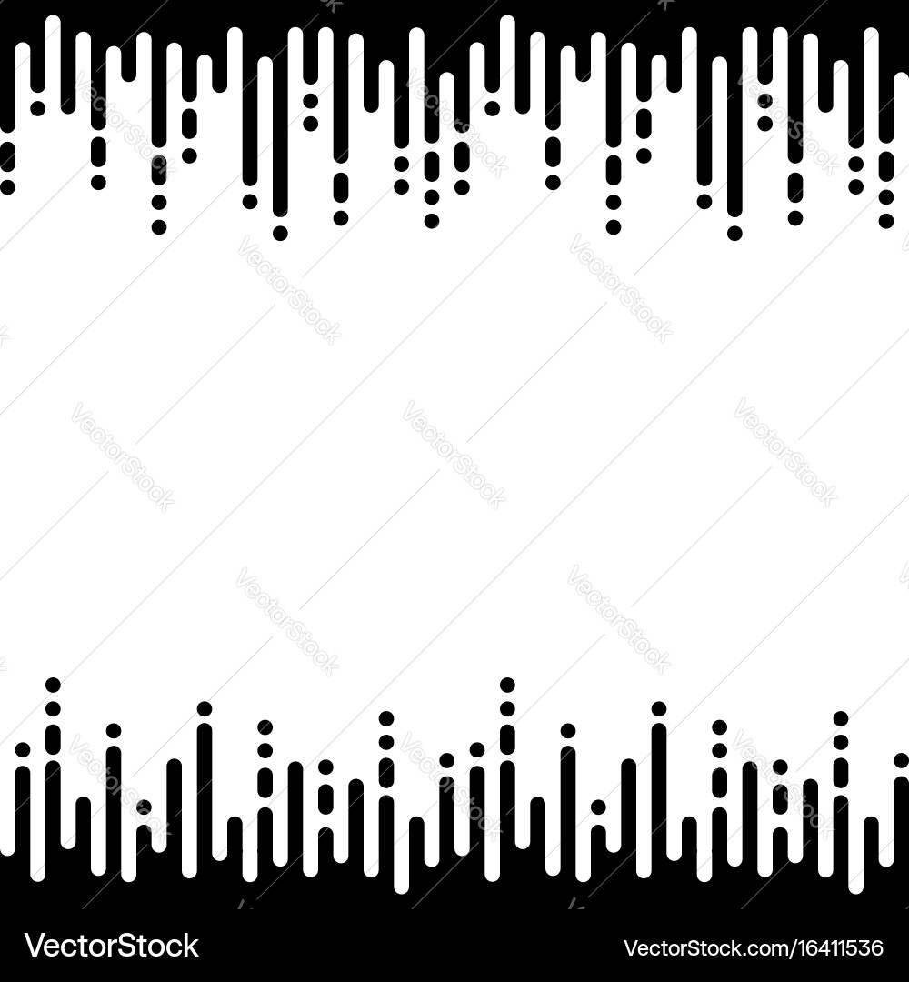 Seamless pattern with vertical rounded lines Vector Image